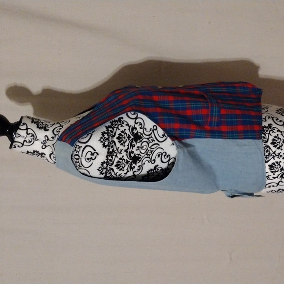 NWT Vintage Cambridge Dry Goods Vest Breast Coat Plaid Button-up Pockets Sz 10 - Picture 4 of 8